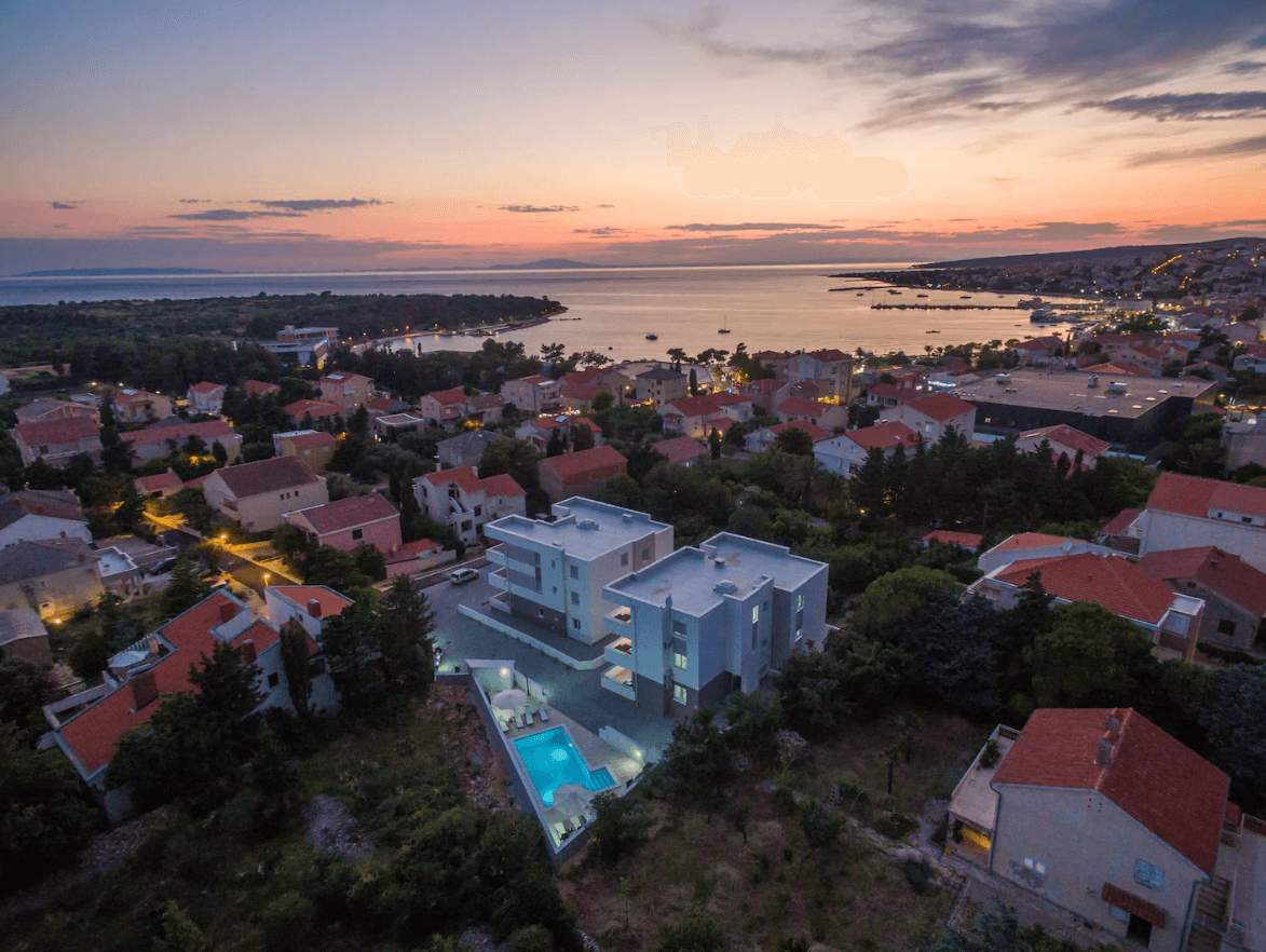 Villa Mel-Mari med pool i Novalja